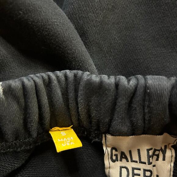 Gallery Dept Painted Flare Black Sweatpants Size Small Streetwear Unisex Skater - Picture 3 of 5